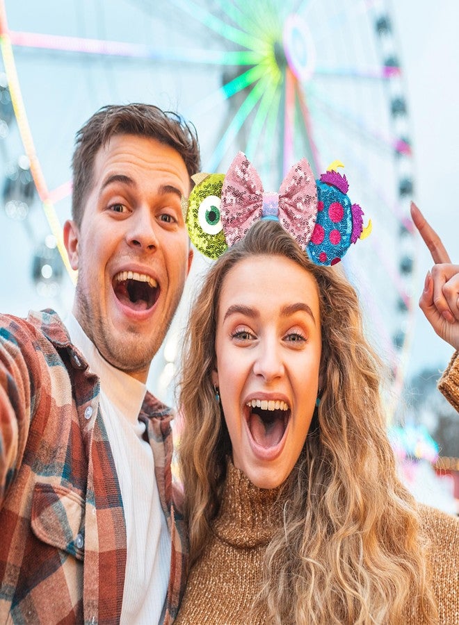 MADO Mike James mouse ears headband for women adults kids,Park mini ears headbands for women kids girls (monster-a) - Image 5